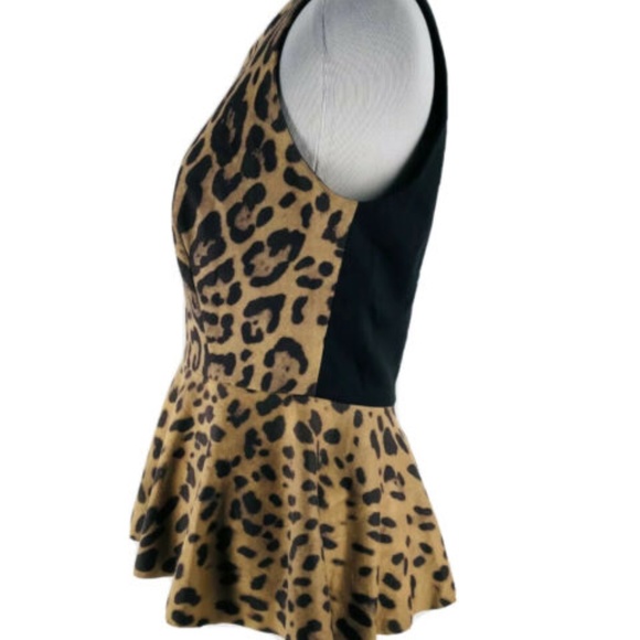 Alberto Makali Leopard Sleeveless Top - Picture 2 of 3